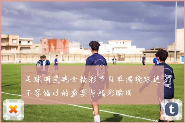 足球明星晚会精彩节目单揭晓球迷不容错过的盛宴与精彩瞬间